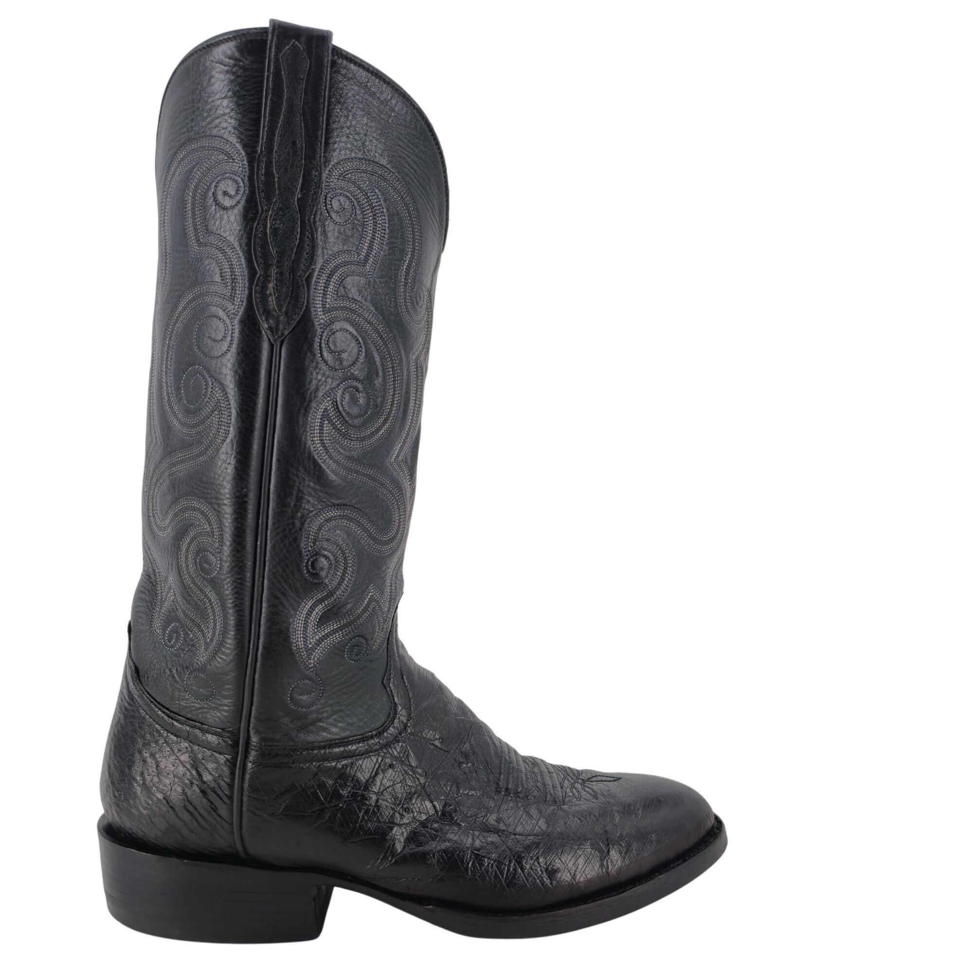 Other Luskey's Ryon's Mens size 9.5D Black Ostrich Exotic Leather Size US 9.5 / EU 42-43 - 12 Thumbnail
