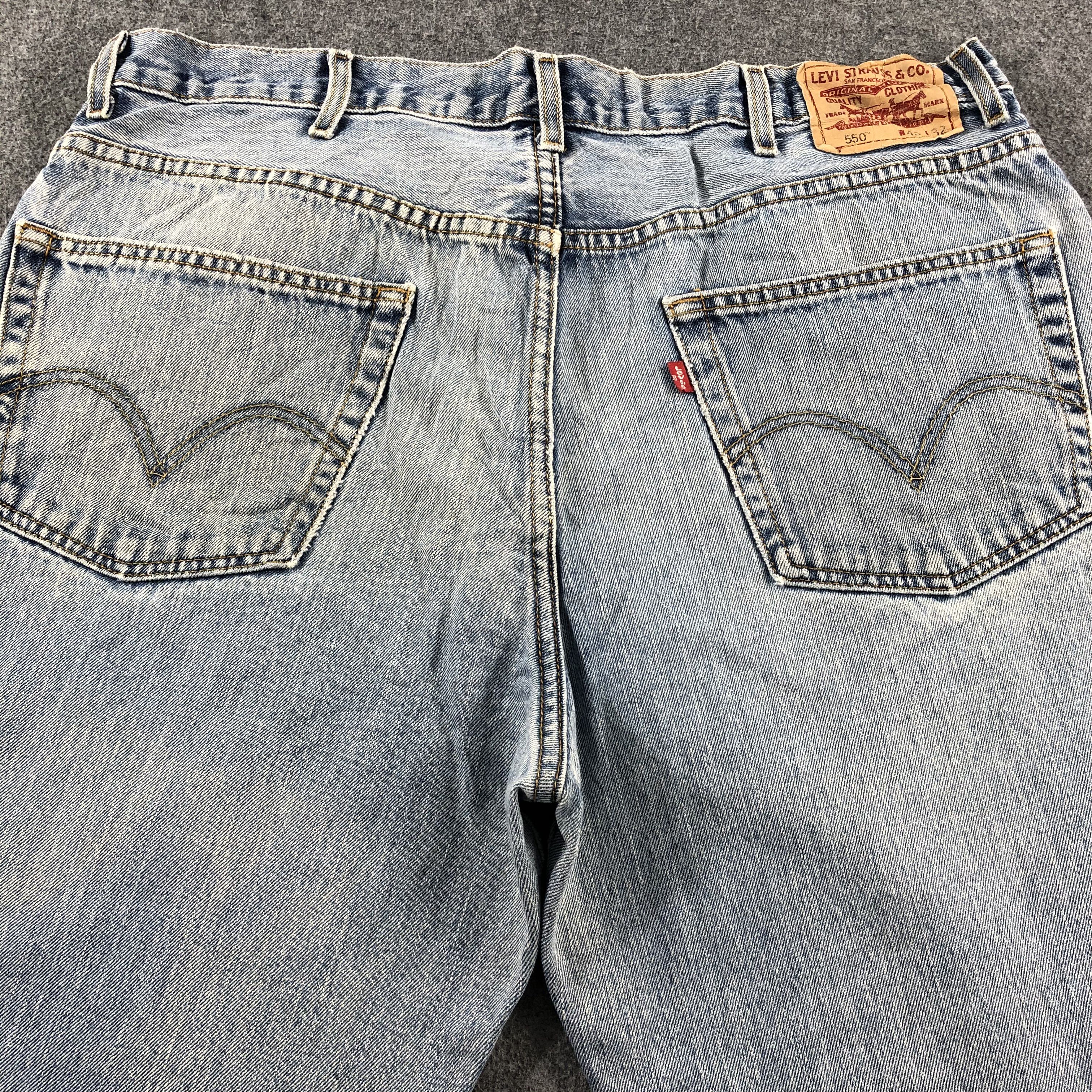 Levi's Vintage Blue Wash Levis 550 Jeans-J2553 Size US 38 / EU 54 - 4 Thumbnail