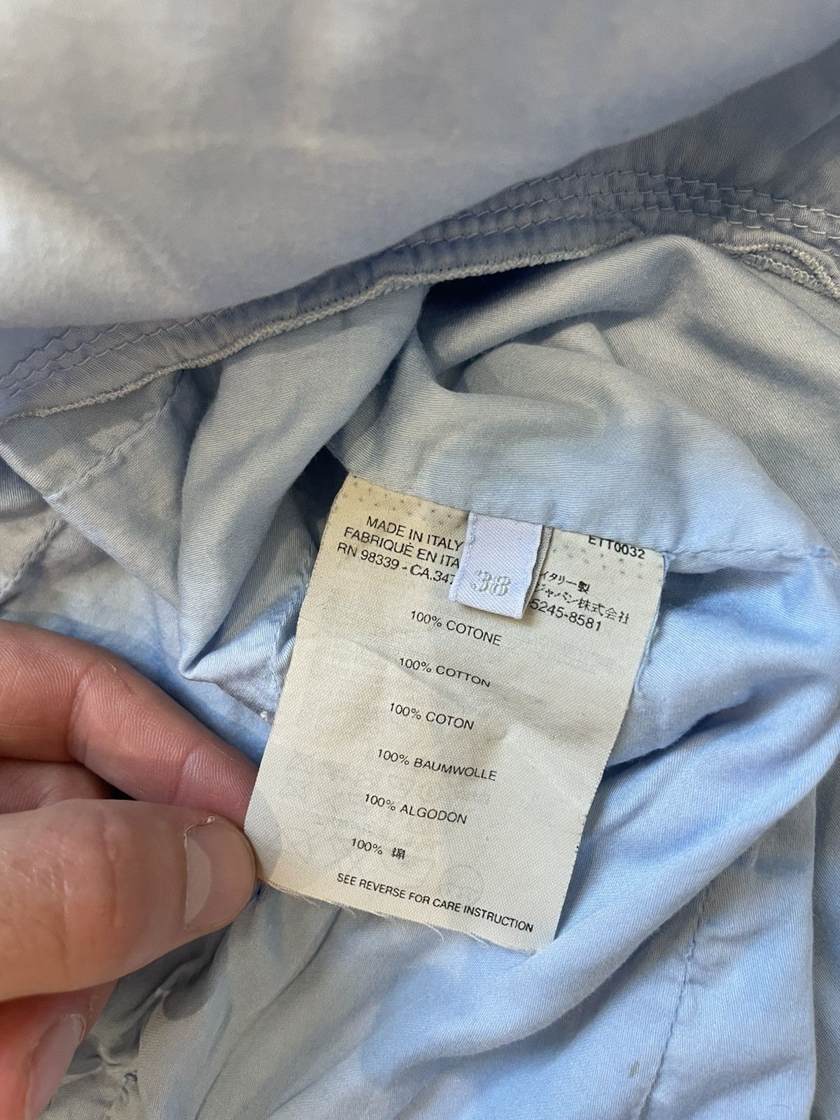 Prada Prada Italy Single Breasted Blazer Blue Women 38 Asymmetric Size XS / US 0-2 / IT 36-38 - 5 Thumbnail