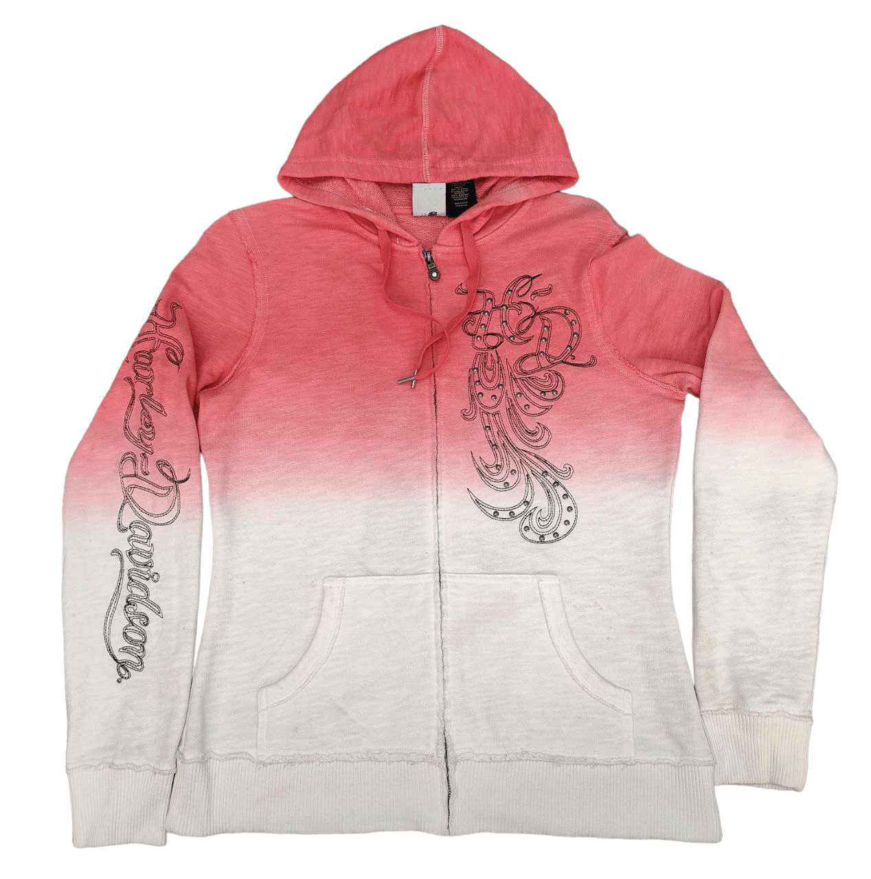Harley Davidson Harley Davidson Embroidery Zipper Hoodie Size S / US 4 / IT 40 - 2 Thumbnail