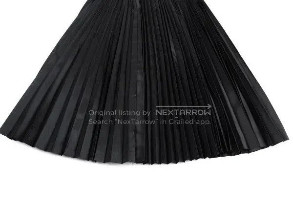 Comme des Garcons Comme Des Garcons size S Black Retro Pleated Skirt Size 22" - 5 Thumbnail