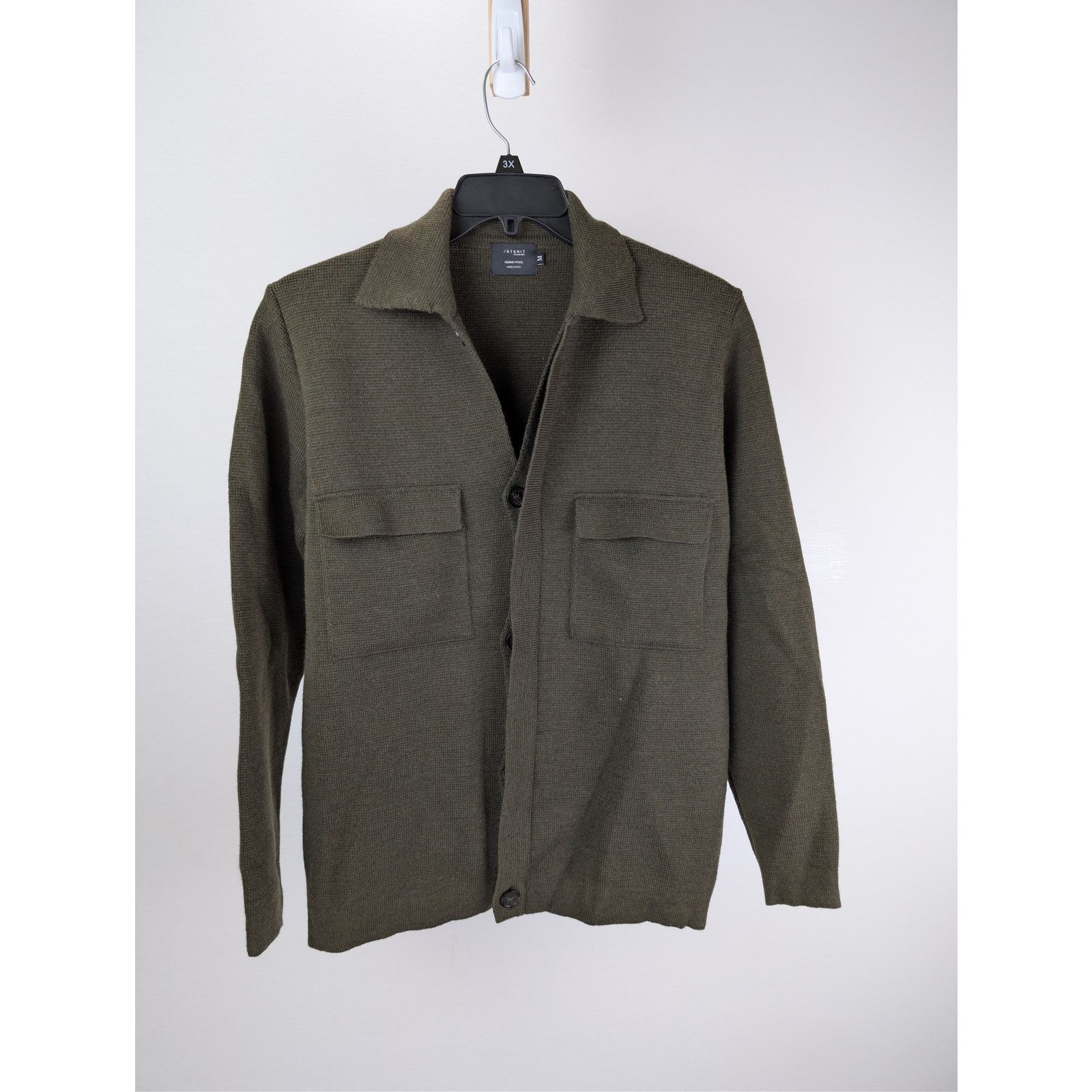 Other o1rshd1 CC20 Artknit Studios wool shirt jacket in olive Size US M / EU 48-50 / 2 - 2 Thumbnail