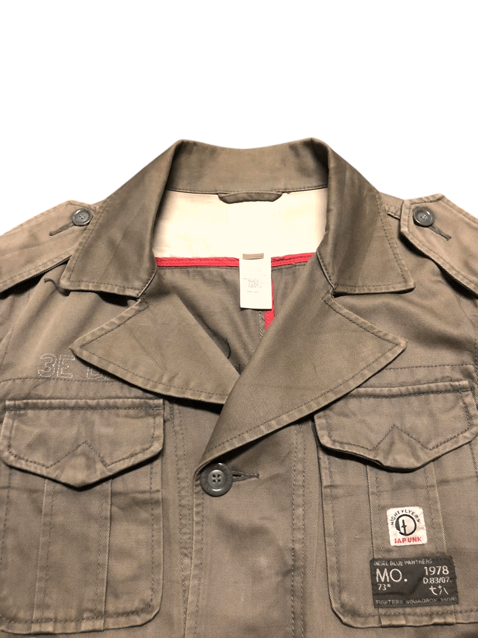 Diesel Vintage Diesel Jacket Military Style Sunfaded Faded Size US M / EU 48-50 / 2 - 10 Thumbnail