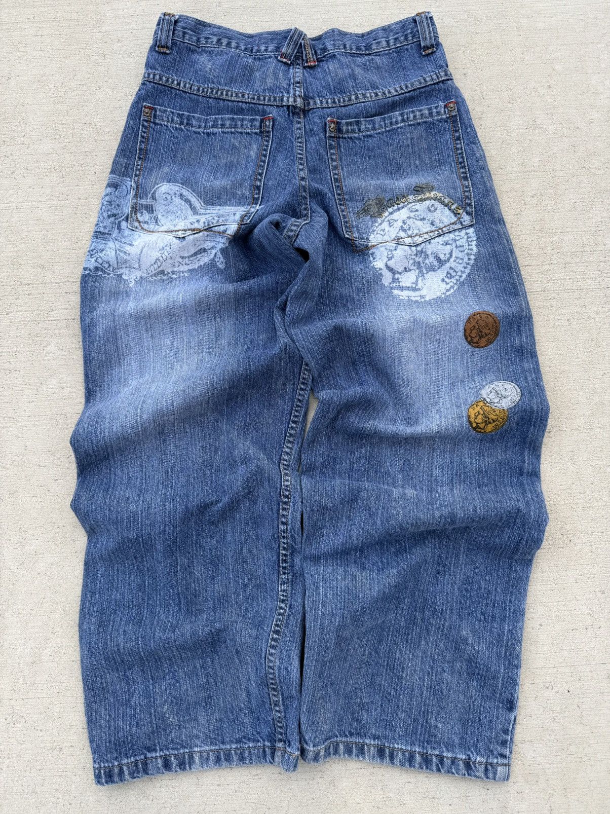 Vintage 90s vintage baggy PACO jeans Size US 28 / EU 44 - 2 Thumbnail