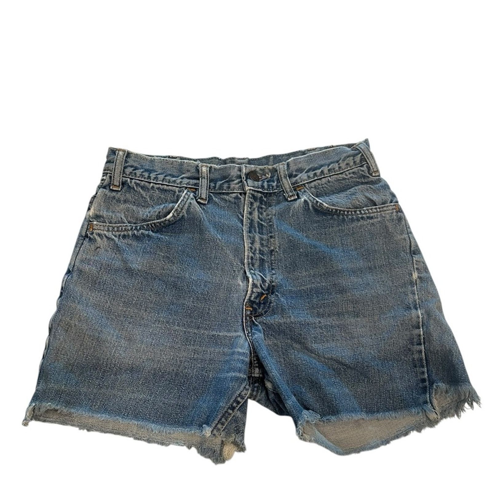 Levi's Vintage Levi’s big E Casual Blue Denim Shorts Size: 30 Size 30" / US 8 / IT 44 - 1 Thumbnail