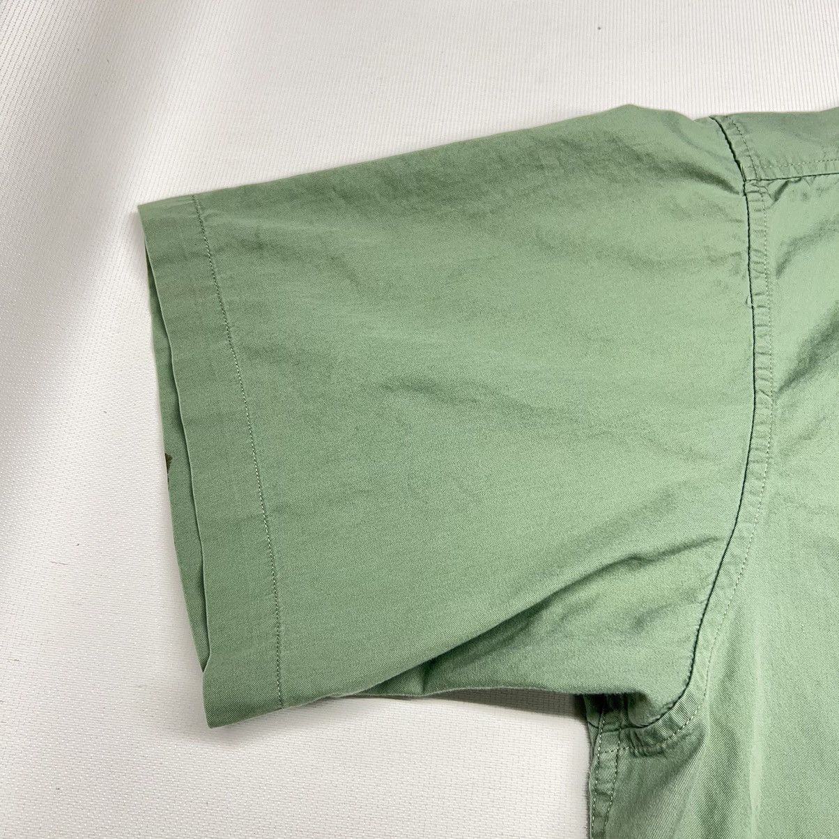 Cabelas Cabelas Button Down Shirt Green Short Sleeve Outdoor Gear Size US XXL / EU 58 / 5 - 9 Thumbnail