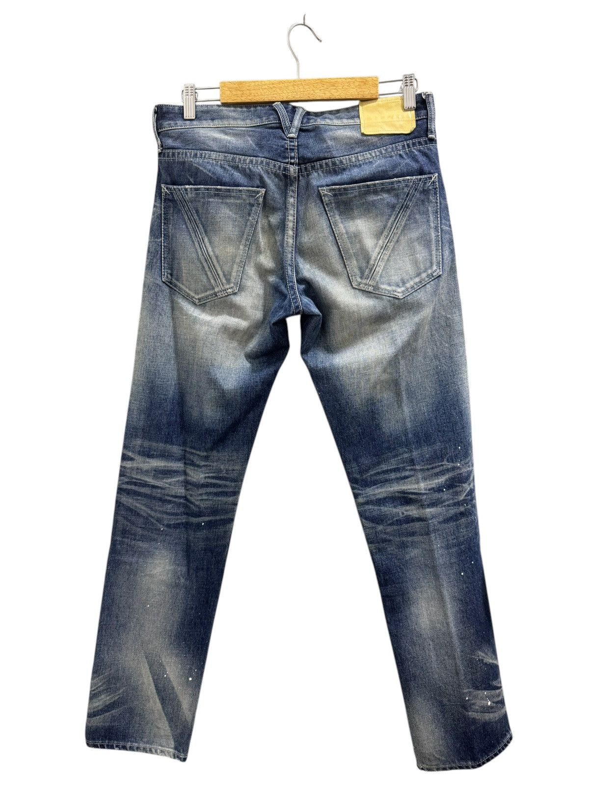 Japanese Brand × Vanquish VANQUISH JAPANESE BRAND SPLATTERED PAINT DENIM PANTS SIZE 32 Size US 32 / EU 48 - 2 Thumbnail
