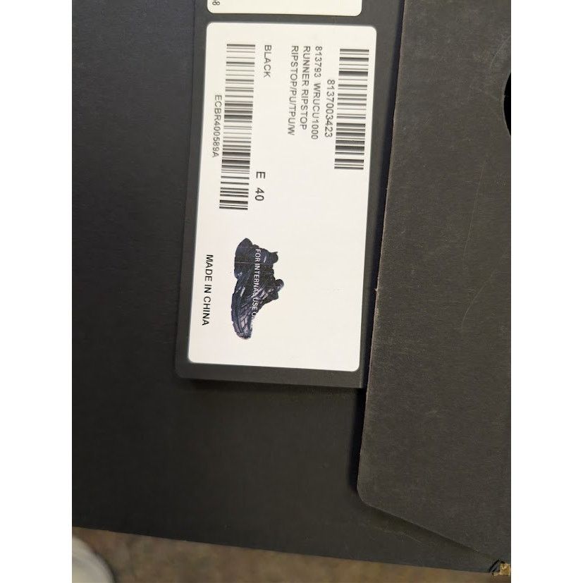 Balenciaga × Under Armour o1rshd1 Runner Ripstop Shoe Sneakers in Black Size US 7 / EU 40 - 23 Thumbnail