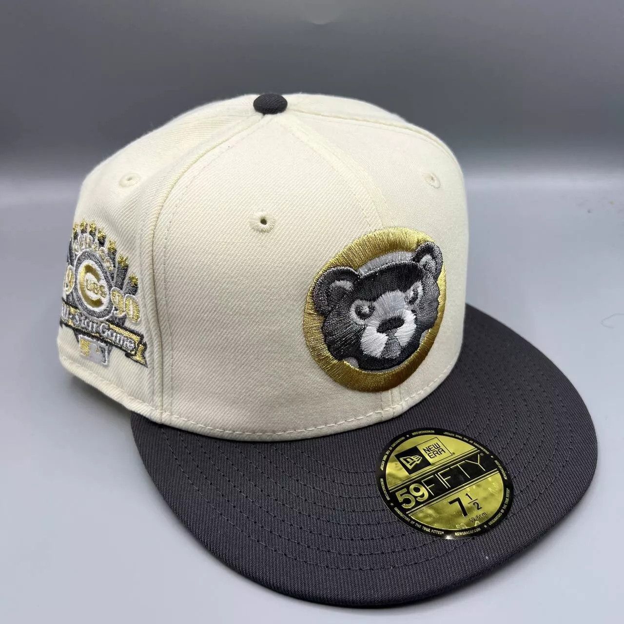 New Era Chicago Cubs Hat Men All Star 59Fifty New Era Fitted Cap New Size ONE SIZE - 3 Thumbnail