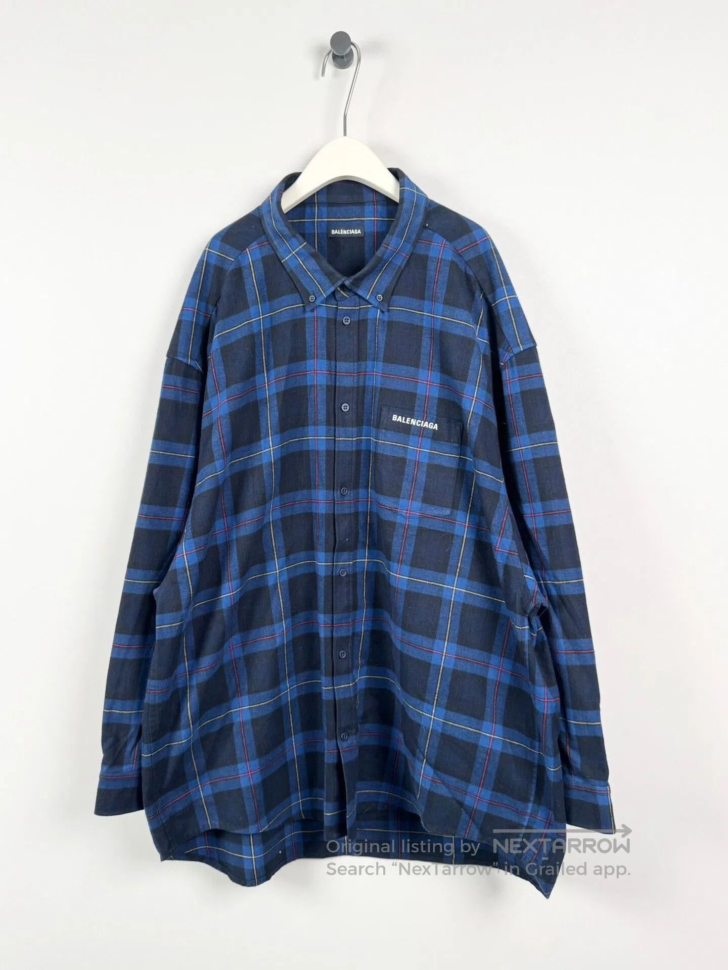 Balenciaga Balenciaga Oversized Check Shirt. Size S / US 4 / IT 40 - 1 Thumbnail