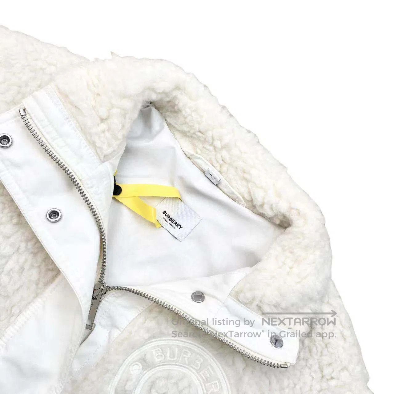 Burberry Burberry Embroidered lambswool teddy coat| Size XXS / US 00 / IT 34 - 3 Thumbnail