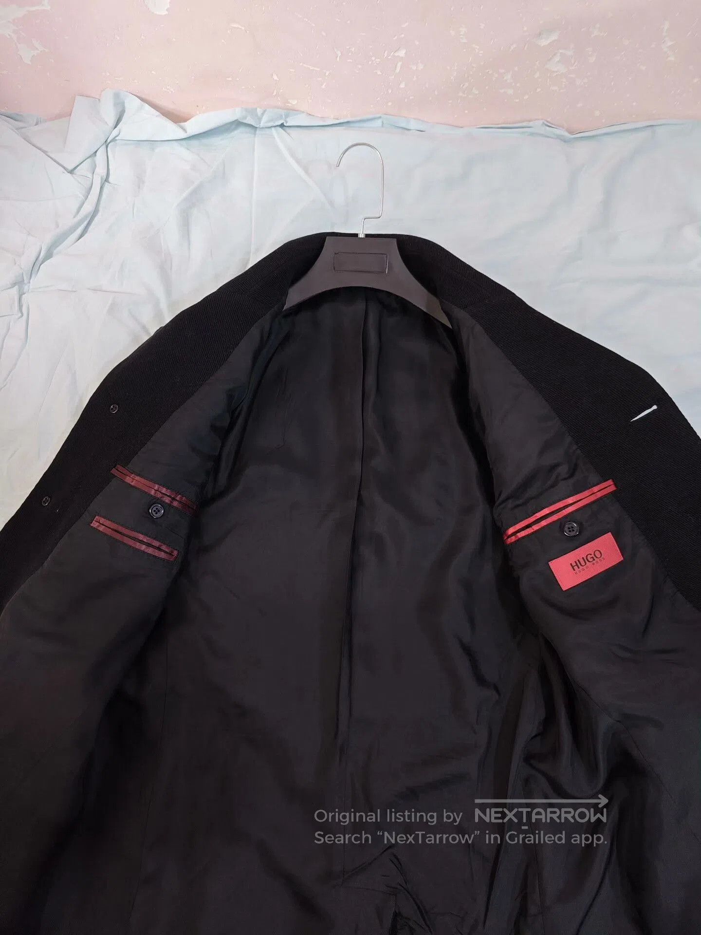 Hugo Boss Hugo Boss Wool Coat for Men. Size US S / EU 44-46 / 1 - 7 Thumbnail