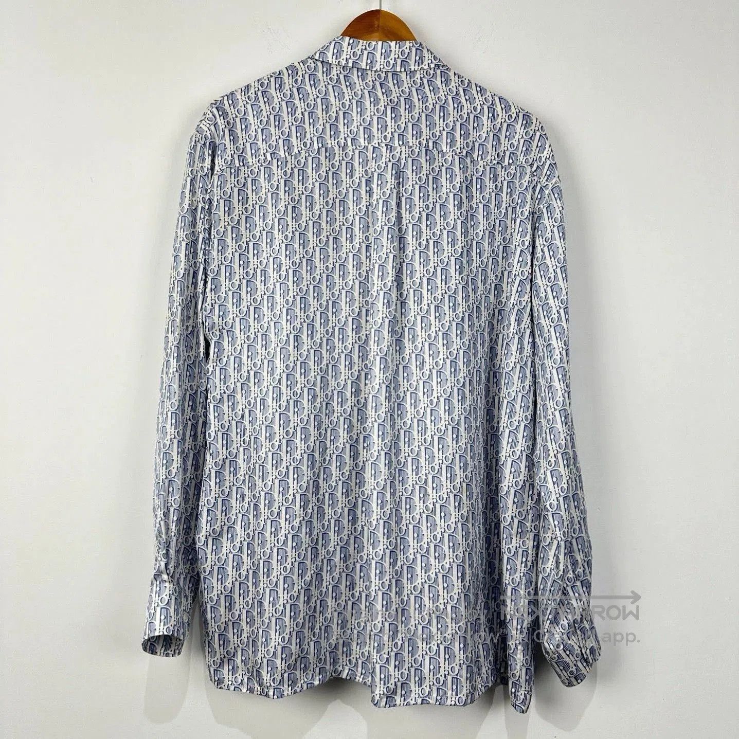 Dior dior logo silk long sleeve shirt. Size US S / EU 44-46 / 1 - 2 Thumbnail