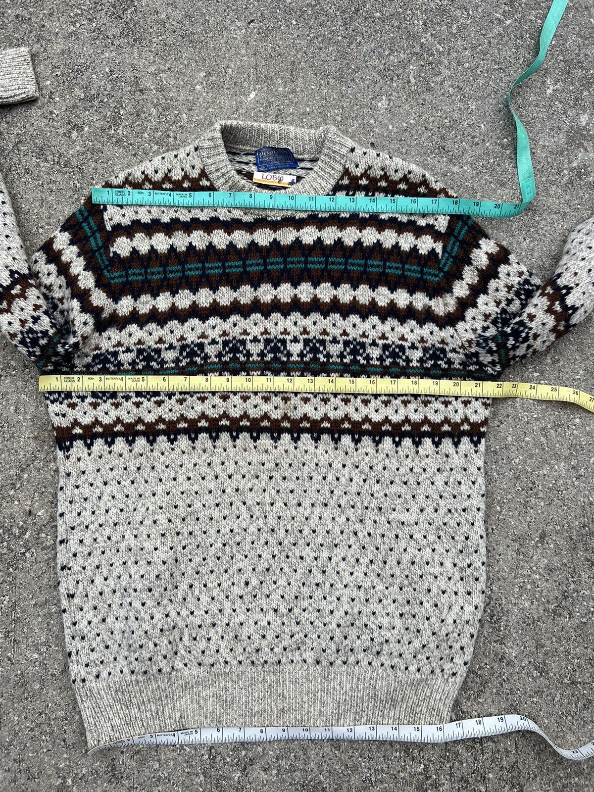 Pendleton × Vintage Vintage 70s Pendleton Knitwear Wool Sweater Size US XL / EU 56 / 4 - 11 Thumbnail