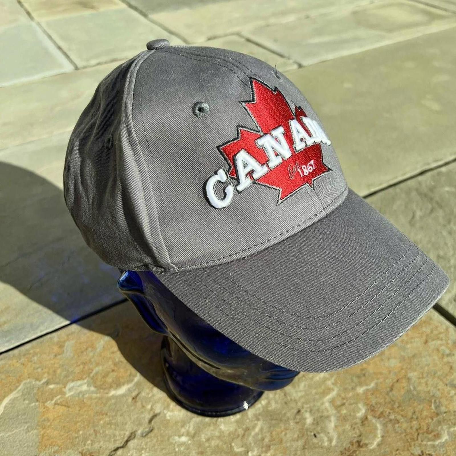 Other Y2K Canada Niagara Parks Embroidered Strapback Hat grey Size ONE SIZE - 2 Thumbnail