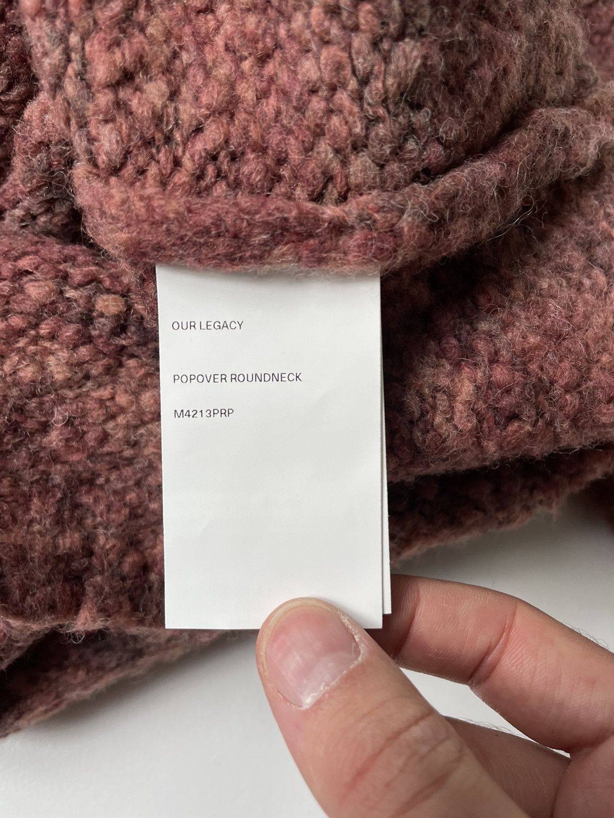 Our Legacy Pink Boucle ‘Popover’ Sweater Size US S / EU 44-46 / 1 - 9 Thumbnail