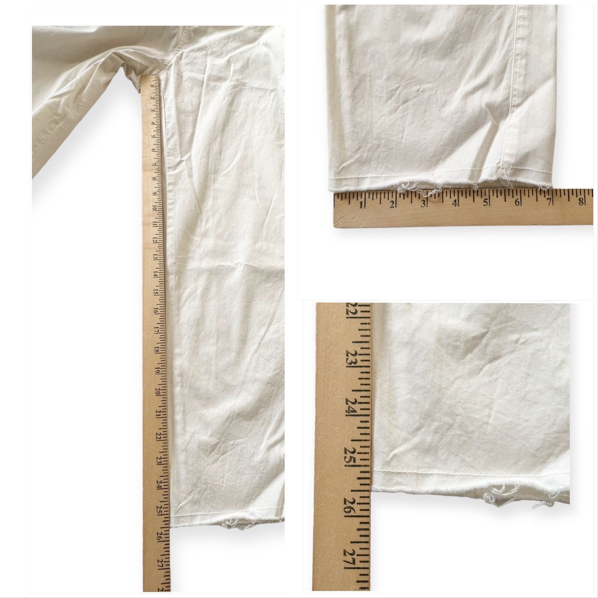 Nili Lotan Nili Lotan Montauk Pant in Eggshell, Size 12, NWT Size 34" / US 12 / IT 48 - 12 Thumbnail