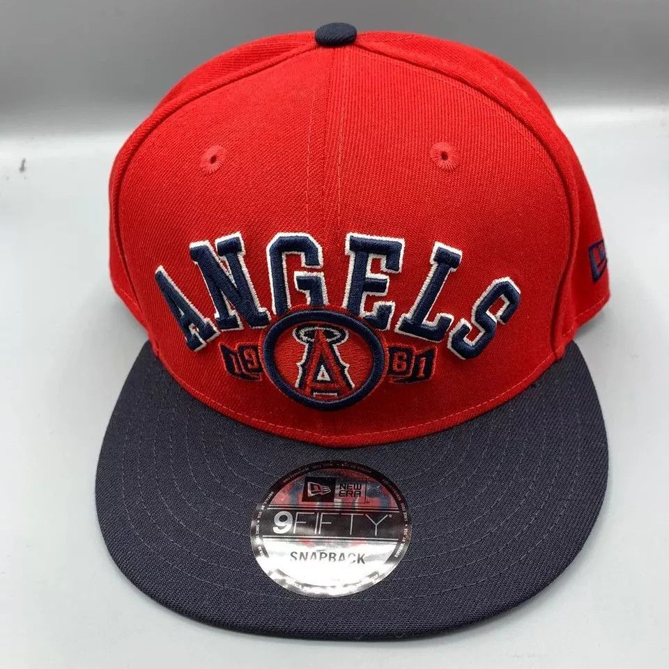 New Era Los Angeles LA Angels Hat Men 9Fifty New Era Snap Back Cap Size ONE SIZE - 1 Thumbnail