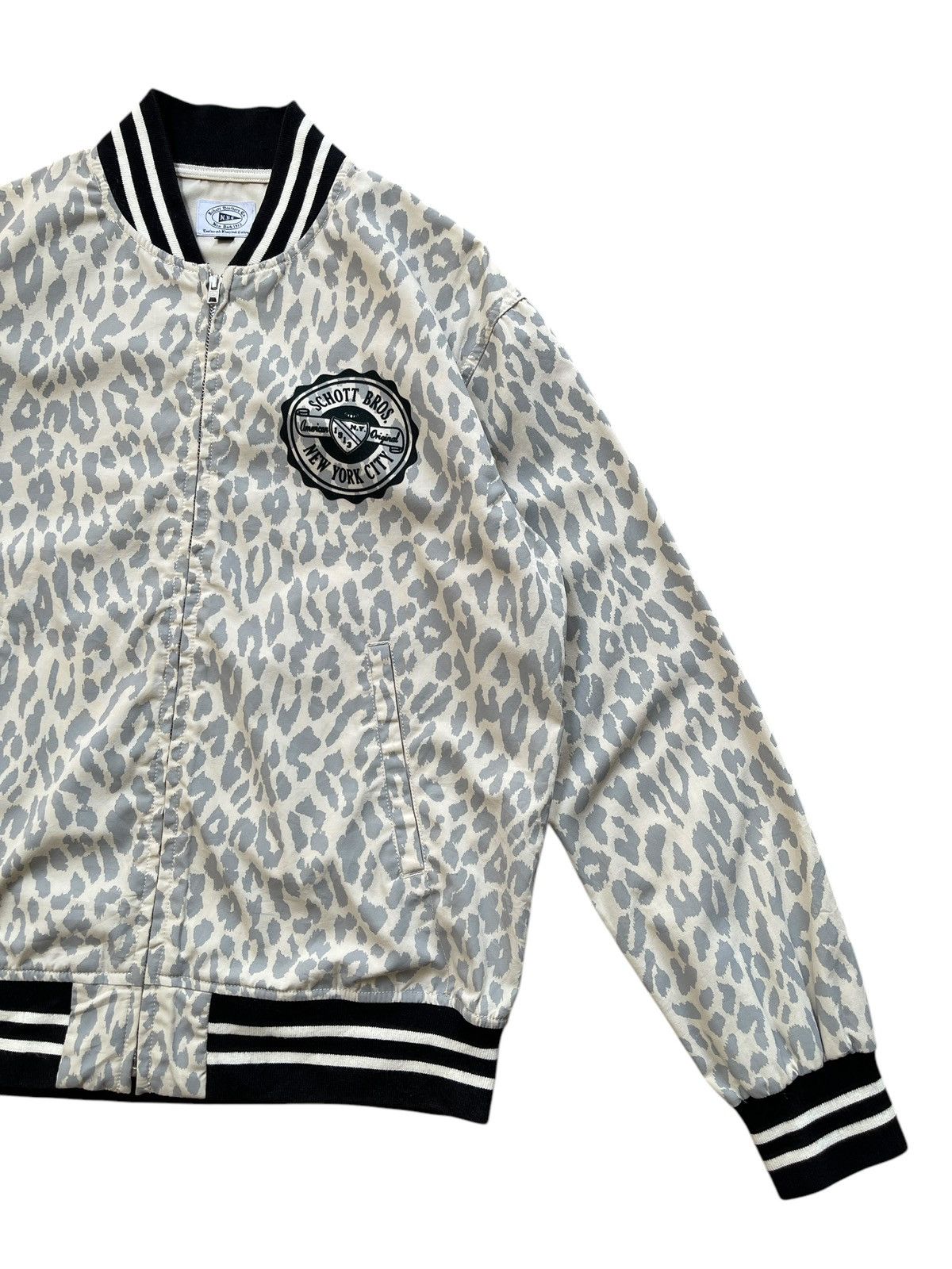 Schott Schott N.Y.C Leopard Printed Jacket Size US L / EU 52-54 / 3 - 6 Thumbnail