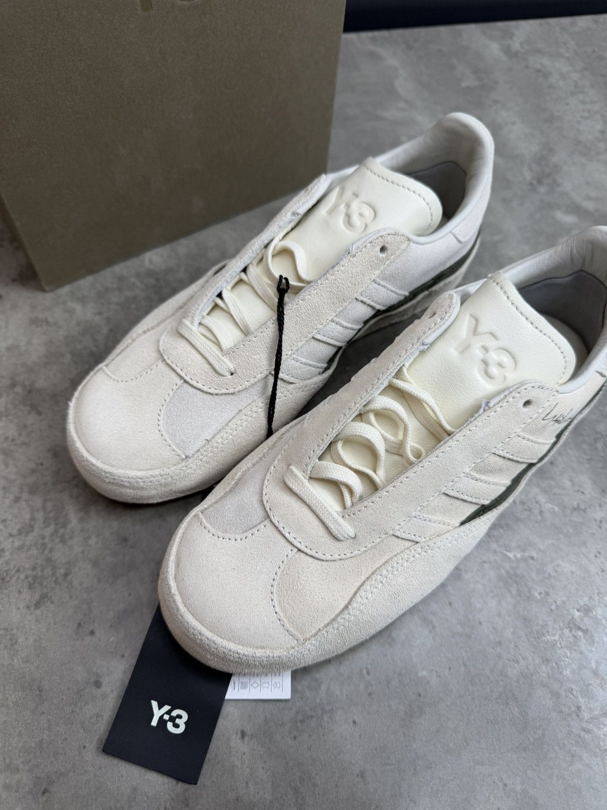 Adidas Adidas Y-3 Gazelle Cream White Sneakers Size 36 2/3 Size US 5.5 / IT 35.5 - 4 Thumbnail