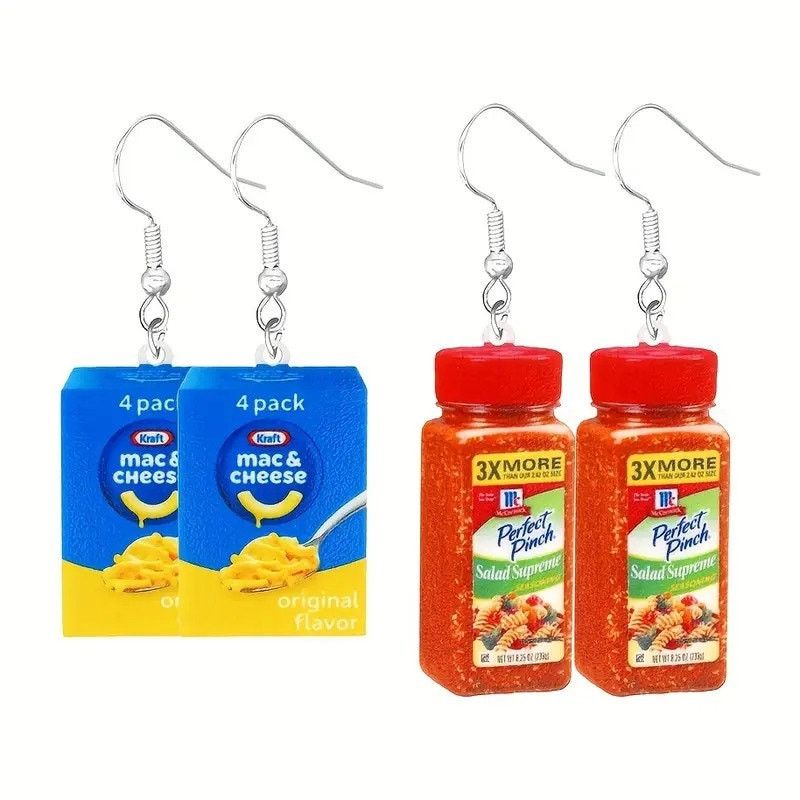 & Other Stories Mini Food Earrings – Quirky Grocery-Themed Dangle Earrings Size ONE SIZE - 3 Thumbnail