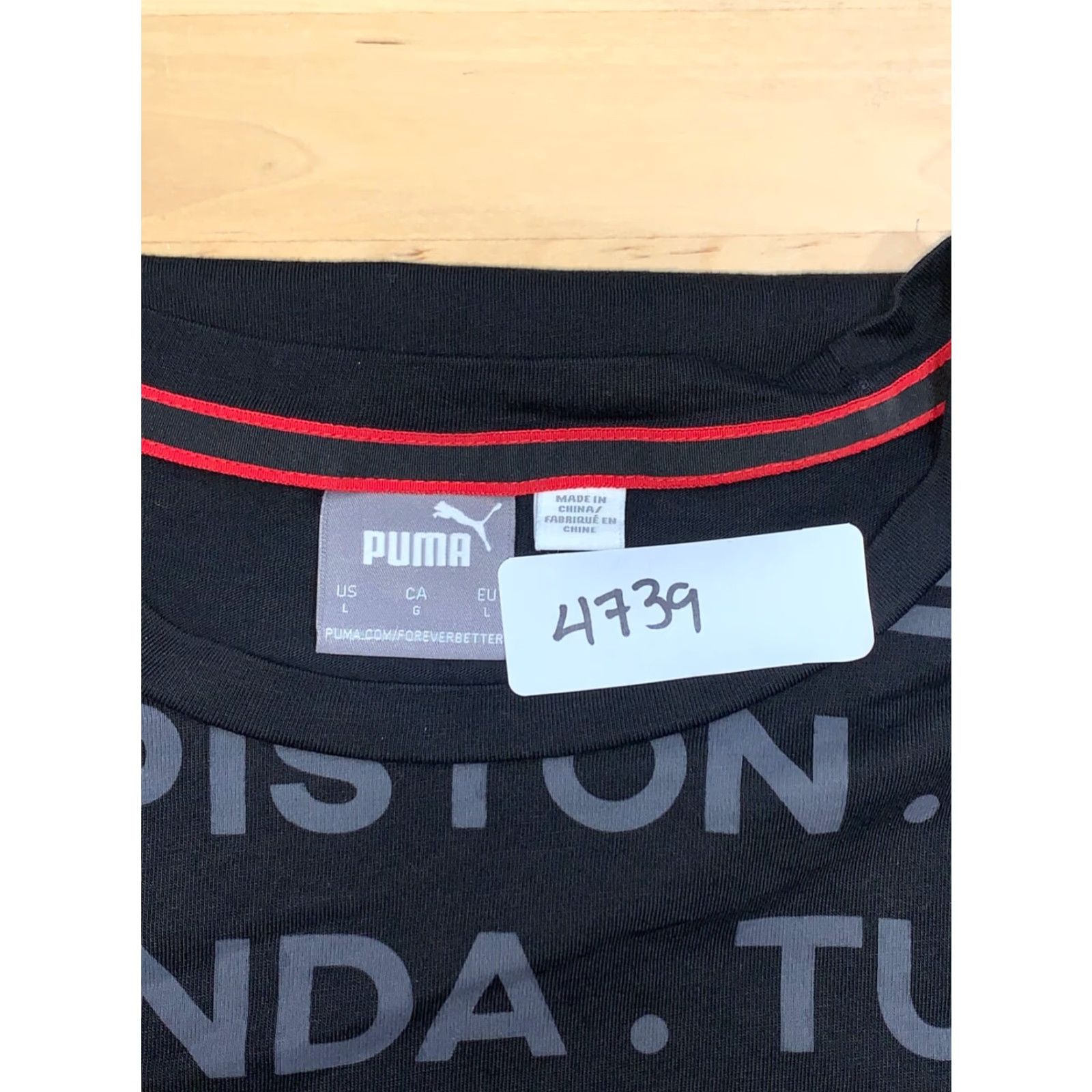 Puma Puma Ferrari Big Shield Short Sleeve T-Shirt Dry-Cell Black Mens Large Size US L / EU 52-54 / 3 - 4 Thumbnail