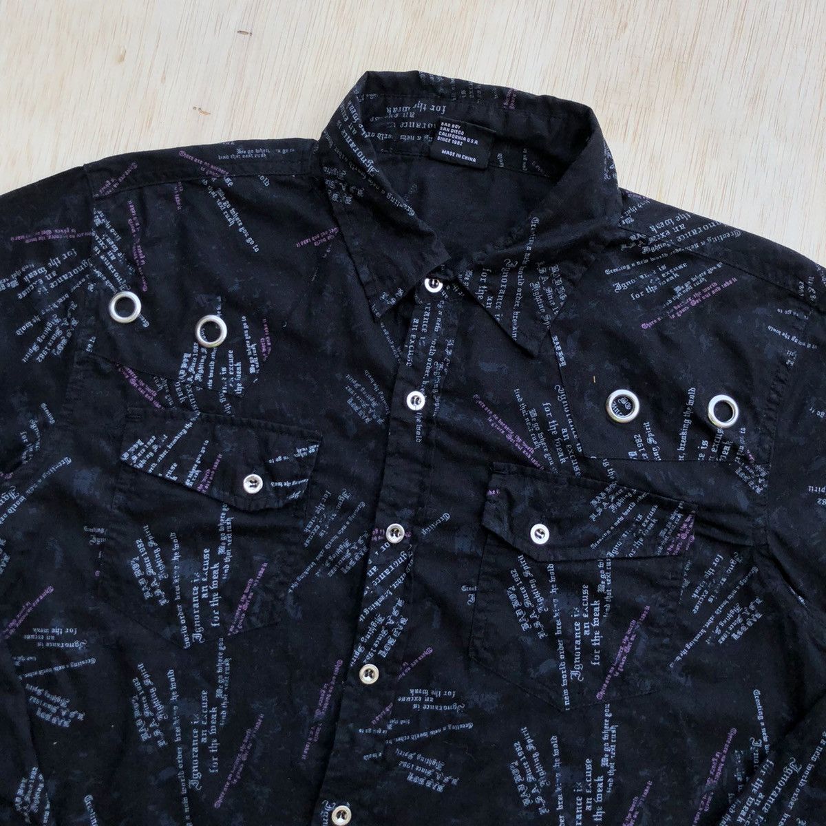 Vintage BAD BOY WESTERN SHIRT VINTAGE Y2k Size US L / EU 52-54 / 3 - 2 Thumbnail