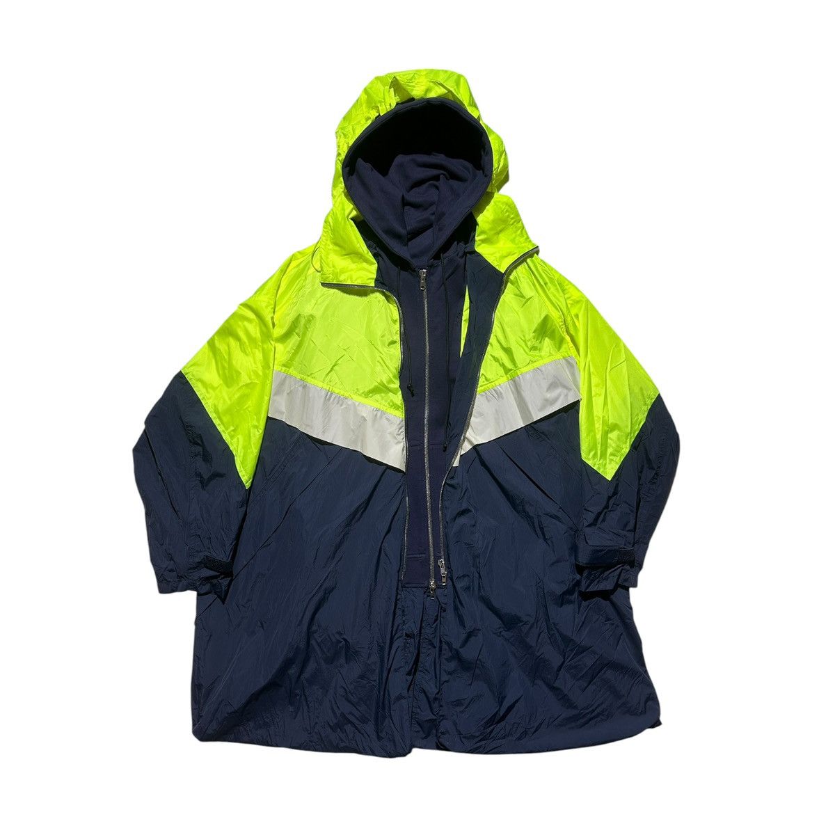 Juun.J $1,935 Oversized layered 2in1 windbreaker hoodie Size US M / EU 48-50 / 2 - 2 Thumbnail
