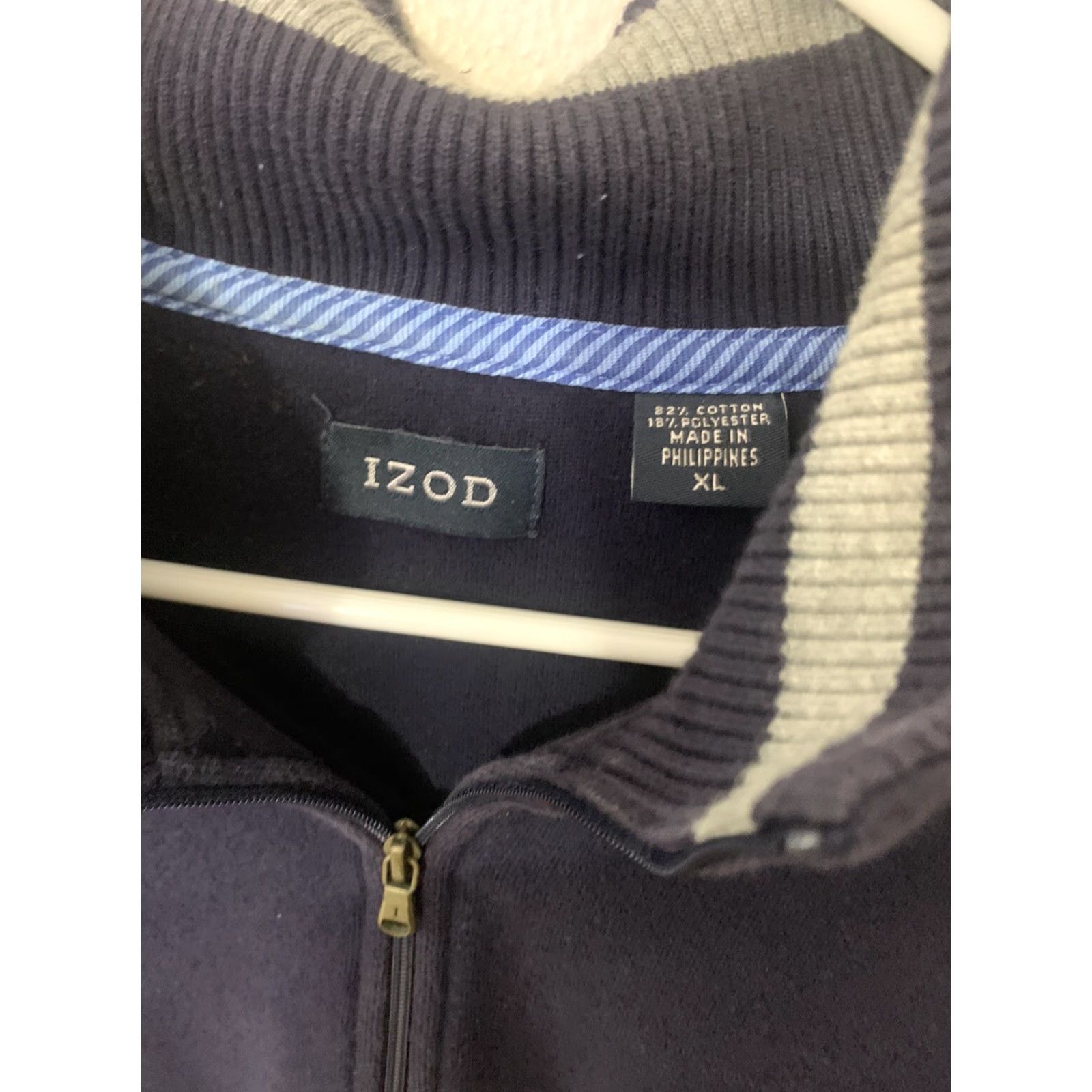 Nautica Nautica Button-Up Shirt Mens Long Sleeve Blue Cotton M Regular 80s Two Ply Cotton Classic 2 Extra Buttons Mens Size US M / EU 48-50 / 2 - 2 Thumbnail