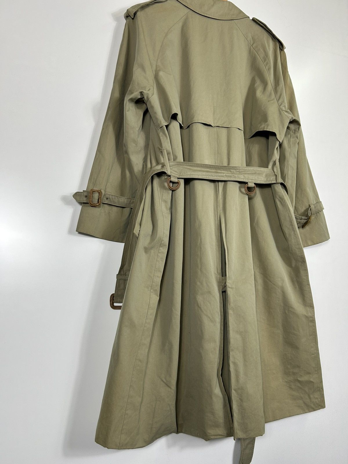 Aquascutum ⚡️Vintage Aquascutum London Double Breast Trench Long Coat Size US M / EU 48-50 / 2 - 17 Thumbnail