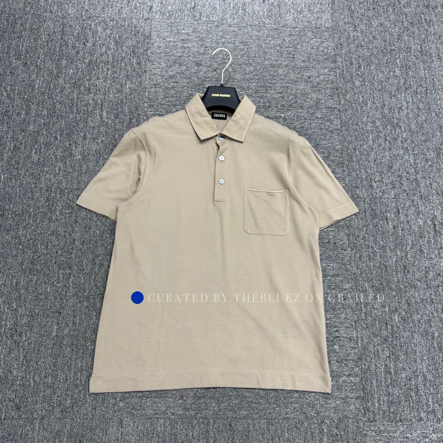 Ermenegildo Zegna Classic Beige Polo Shirt in Size S Size US S / EU 44-46 / 1 - 1 Thumbnail