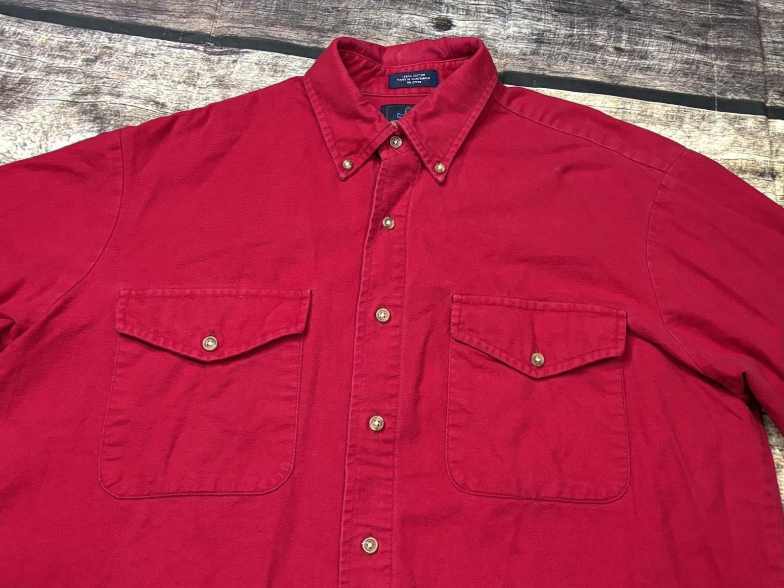 Other Backpacker Sportswear Shirt Mens Large Chamois Cloth Cotton Size US L / EU 52-54 / 3 - 4 Thumbnail