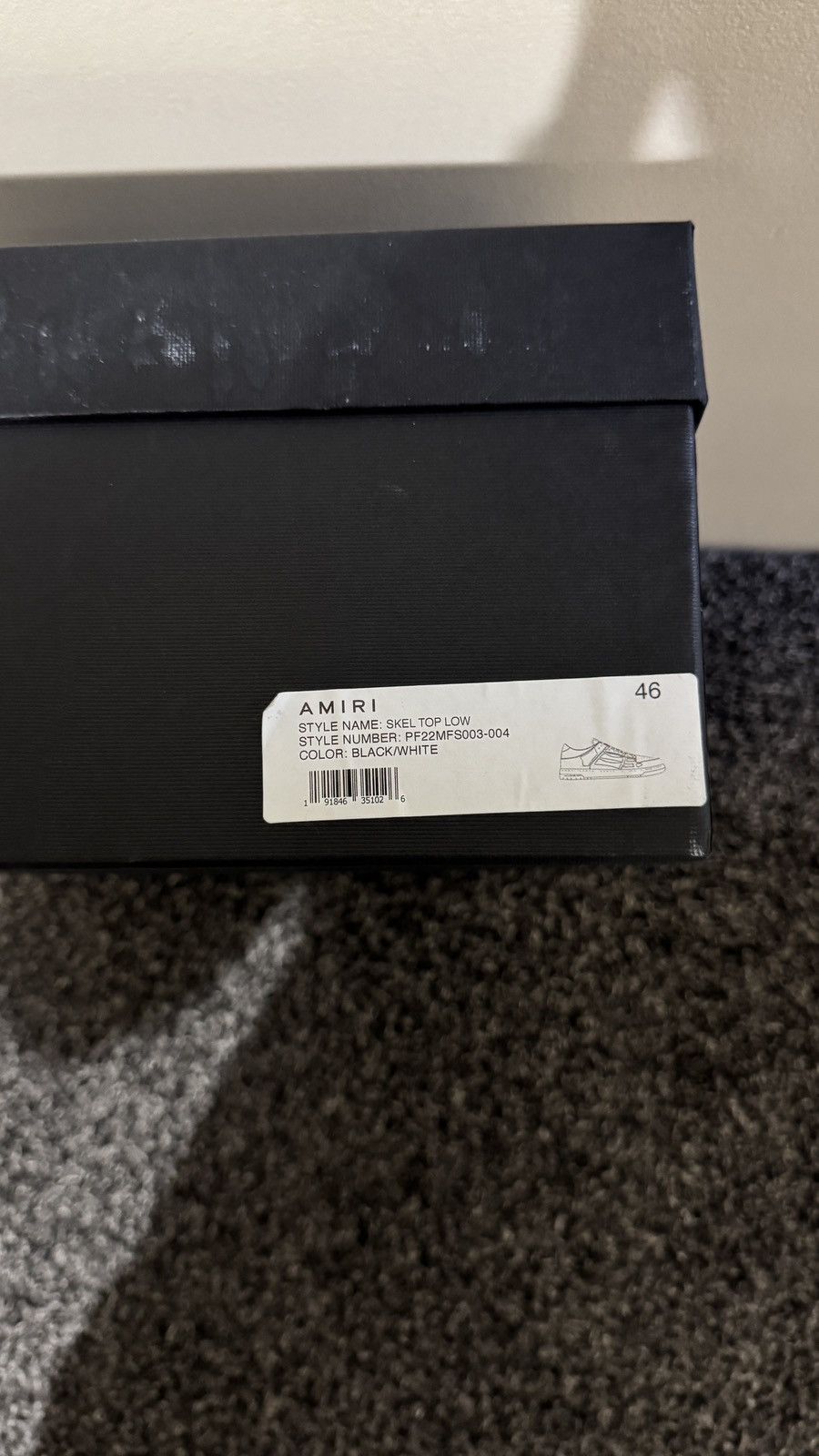 Amiri Amiri Skel Leather Low Top Size US 12.5 / EU 45-46 - 12 Thumbnail