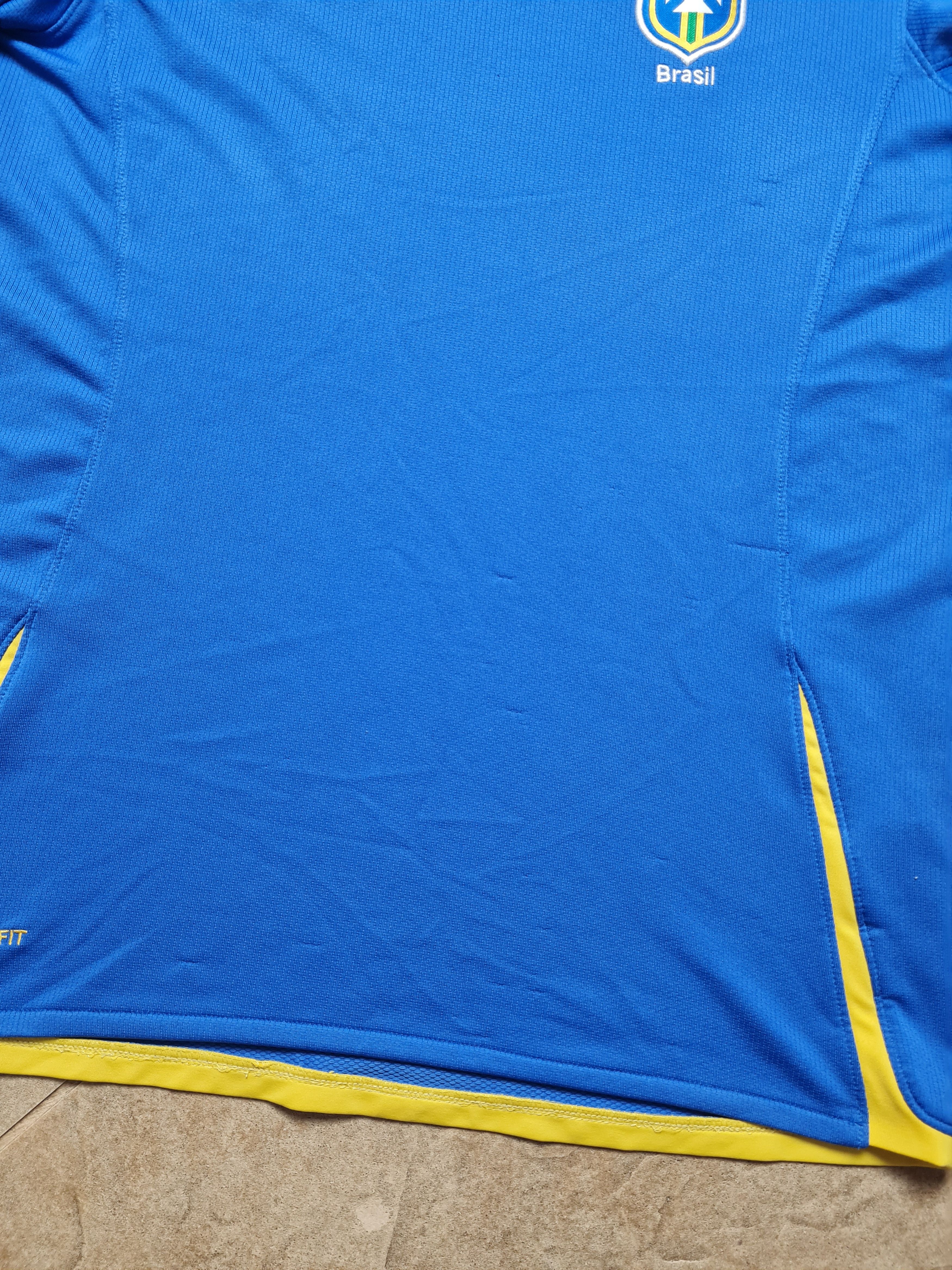 Nike Nike Brasil National Team Soccer Football Blue Jersey Size US S / EU 44-46 / 1 - 15 Thumbnail