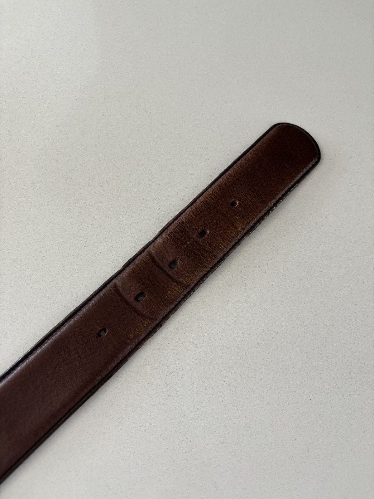 Chrome Hearts Chrome Hearts Brown Gunslinger Belt Size 32 - 7 Thumbnail