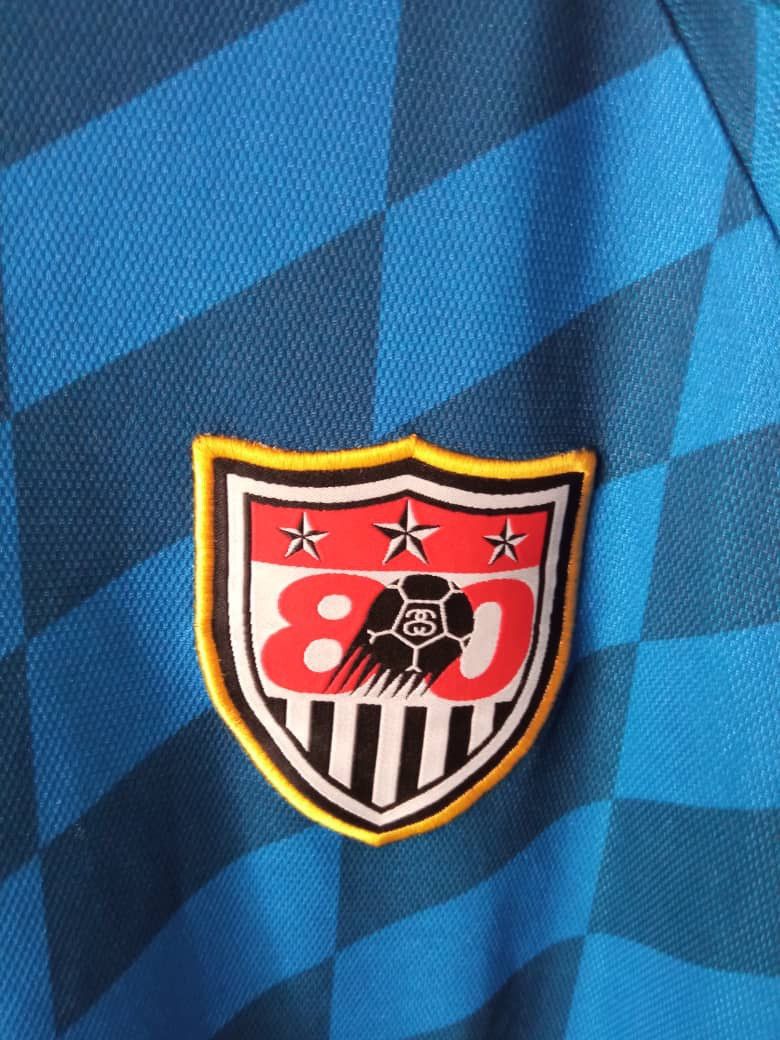 Hypebeast STUSSY BLUE SOCCER JERSEY Size US L / EU 52-54 / 3 - 3 Thumbnail