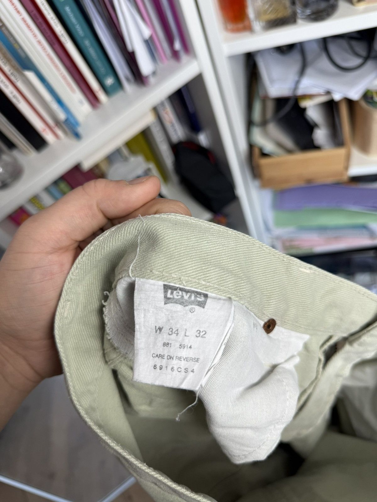 Levi's × Levi's Vintage Clothing Vintage 90s Levi’s 501 made in usa denim pants 34x32 jeans Size US 34 / EU 50 - 7 Thumbnail
