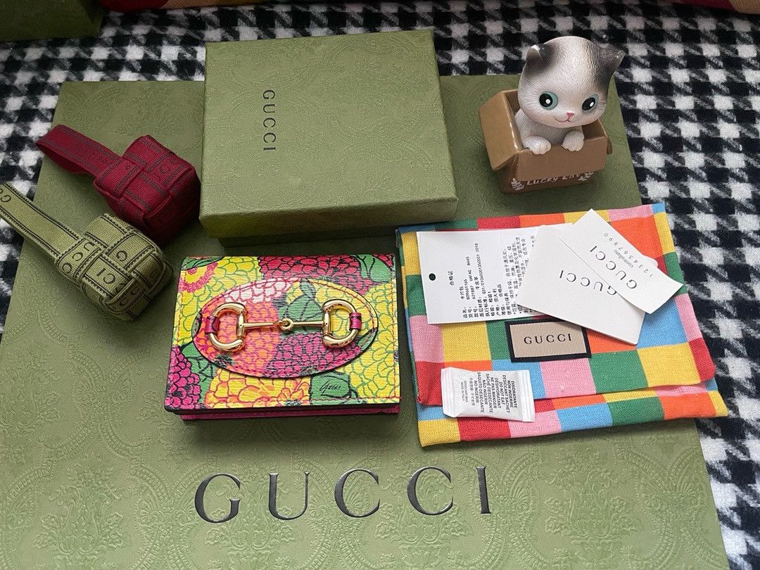 image of Gucci Limited Leather Wallet, Men's