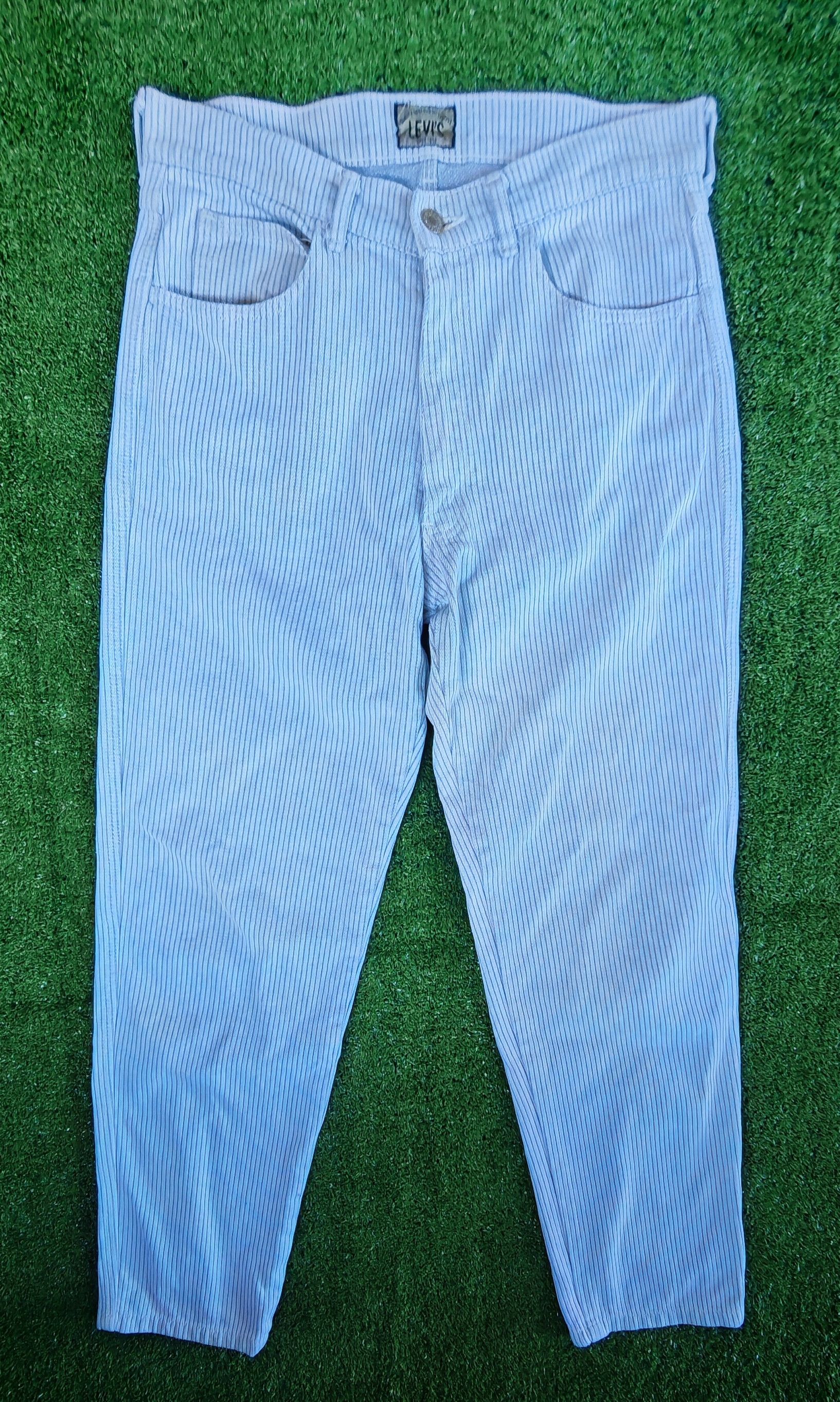 Levi's Vintage Clothing Vintage Levi's 636 Hickory stripe jeans Size US 30 / EU 46 - 1 Thumbnail