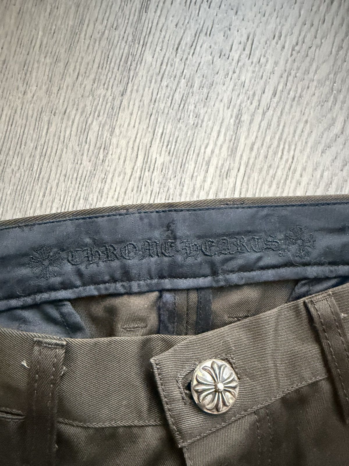 Chrome Hearts Chrome Hearts Cheetah/Black Cross Patch Brown Chino Pants Size US 32 / EU 48 - 13 Thumbnail