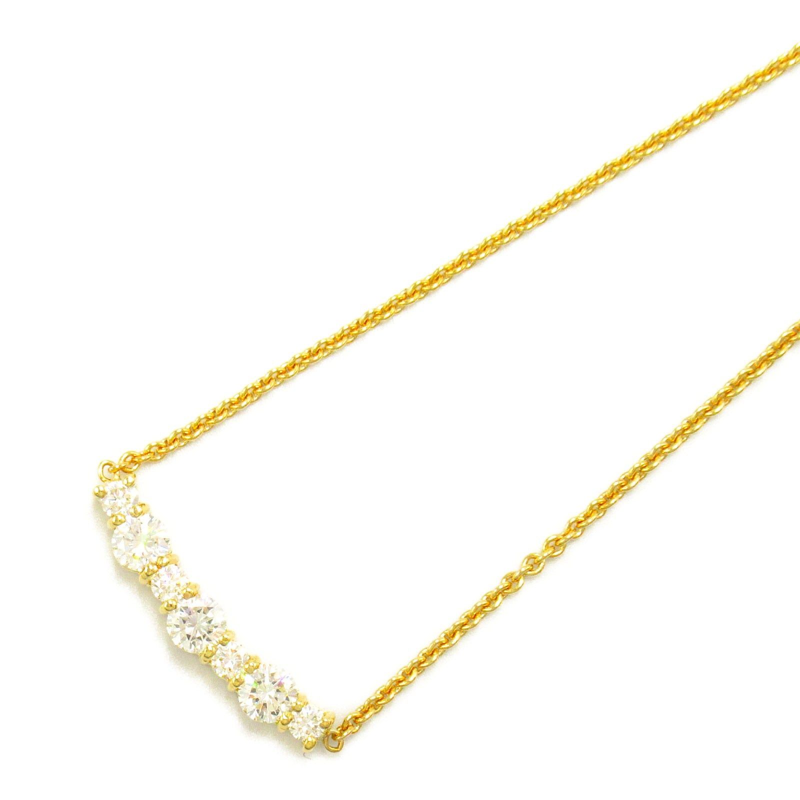 Tiffany & Co. Tiffany Co Diamond Necklace K18 (Yellow Gold) Clear Size ONE SIZE - 1 Thumbnail