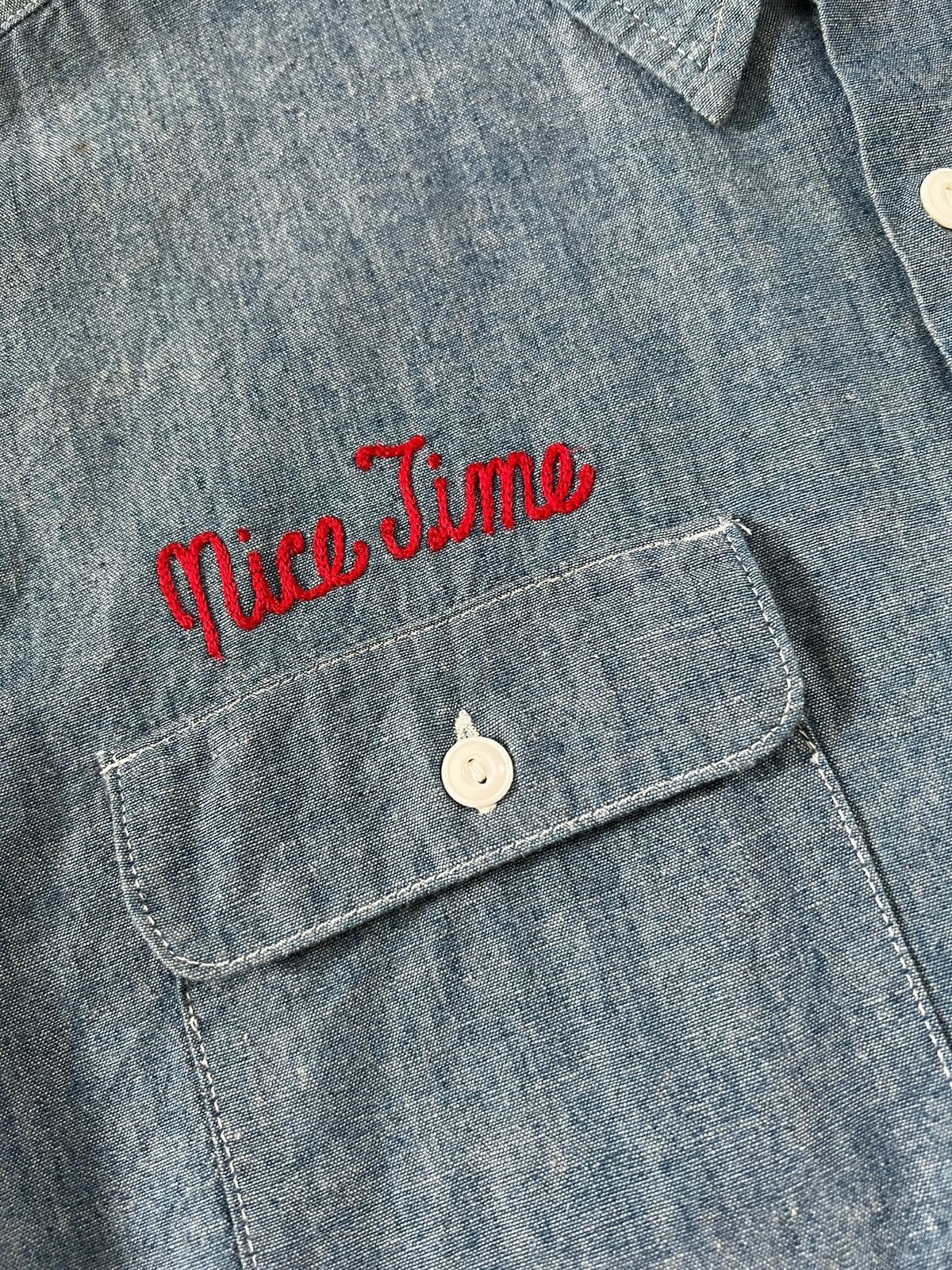 Wacko Maria Wacko Maria Chain Stitch Selvedge Worker Shirt Size US L / EU 52-54 / 3 - 7 Thumbnail