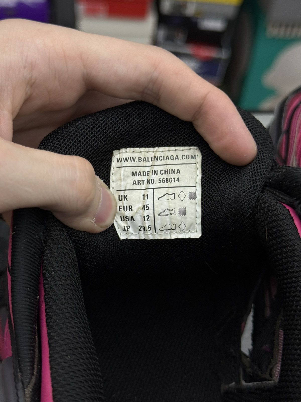 Balenciaga Balenciaga Men’s Track 2 Pink 12US/45EU $1000 Retail Size US 12 / EU 45 - 17 Thumbnail