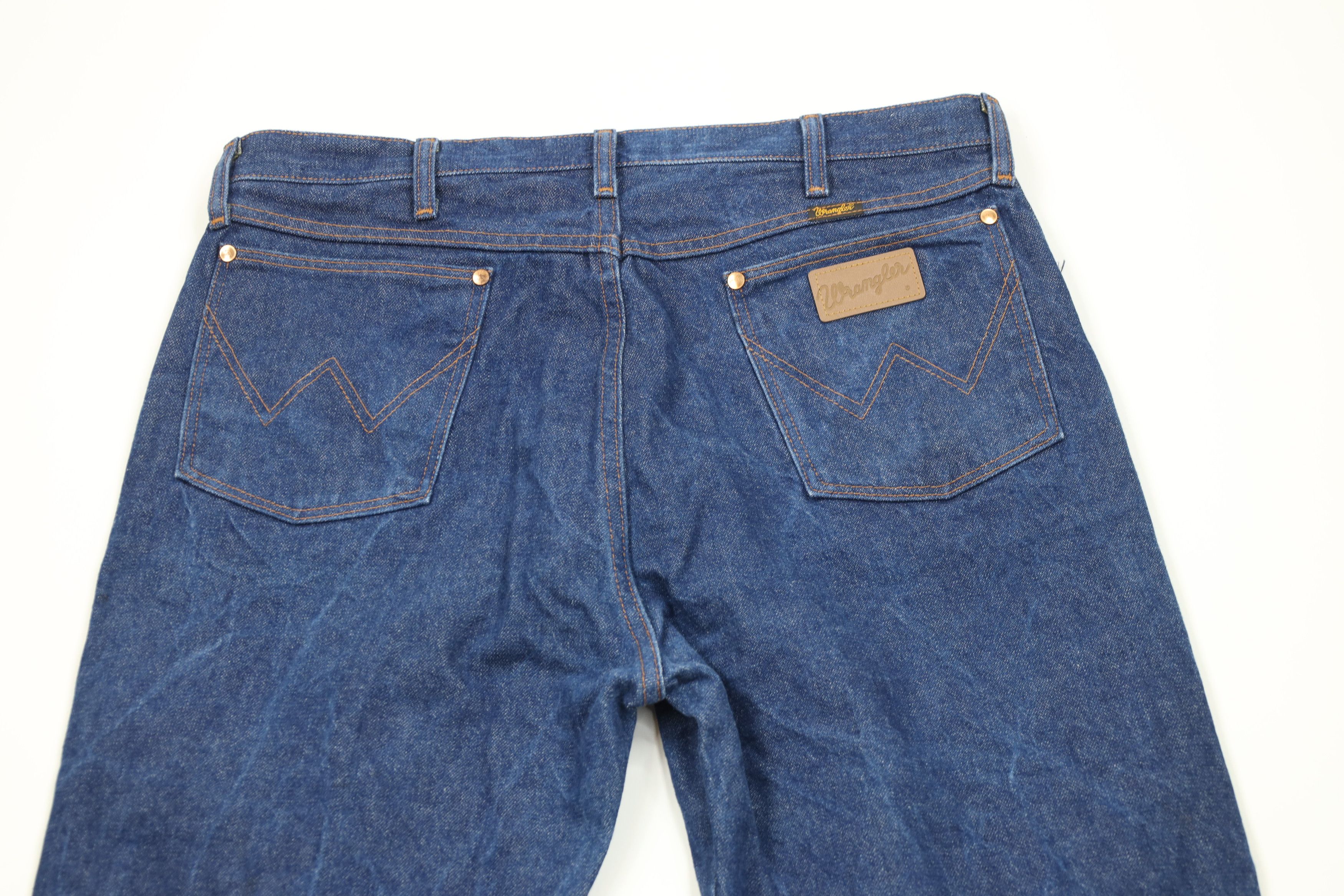 Wrangler Vintage 90s Wrangler Leg Denim Jeans Blue Cotton USA Size US 38 / EU 54 - 10 Thumbnail