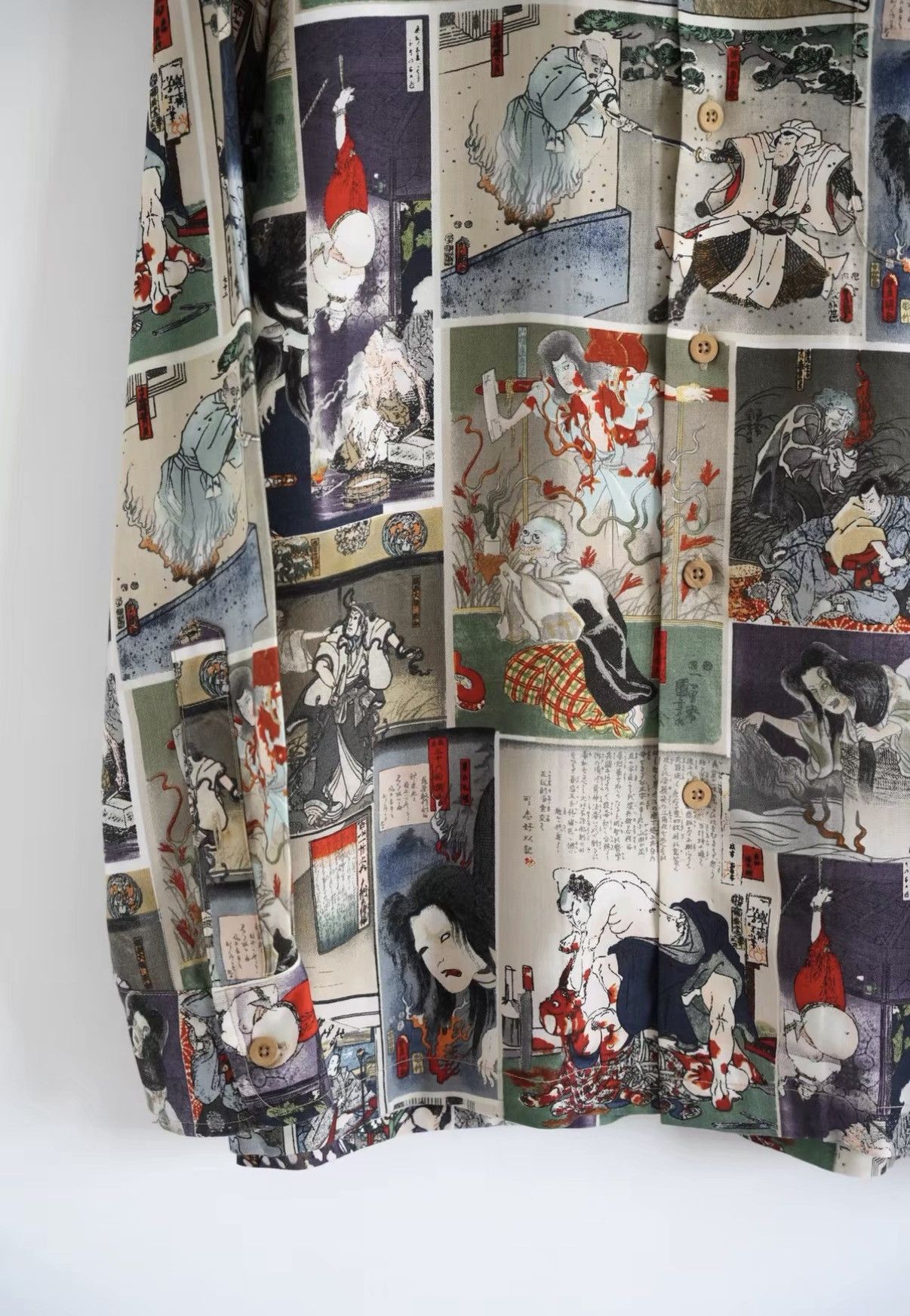 Wacko Maria Wacko Maria 18AW Hyakki Yagyō All-Over Print Shirt J4 Size US M / EU 48-50 / 2 - 5 Thumbnail