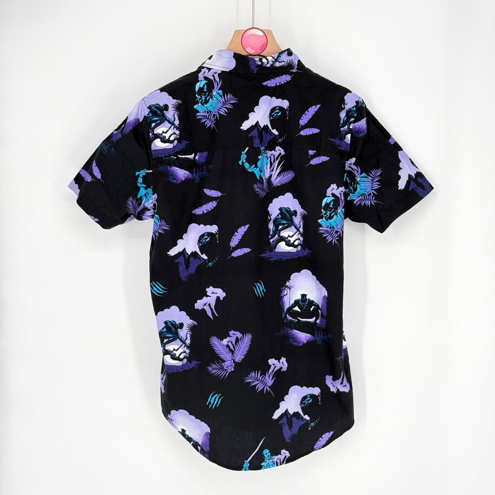 Marvel Comics Marvel Black Panther T’Challa Button Up Streetwear Mens S Size US S / EU 44-46 / 1 - 2 Thumbnail