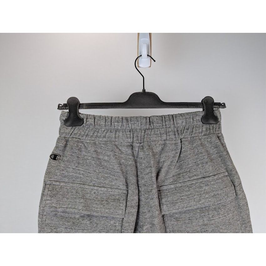 Champion × Rick Owens o1rshd1 Knitted Beveled Pods Shorts in Grey Melange L Size US 34 / EU 50 - 12 Thumbnail