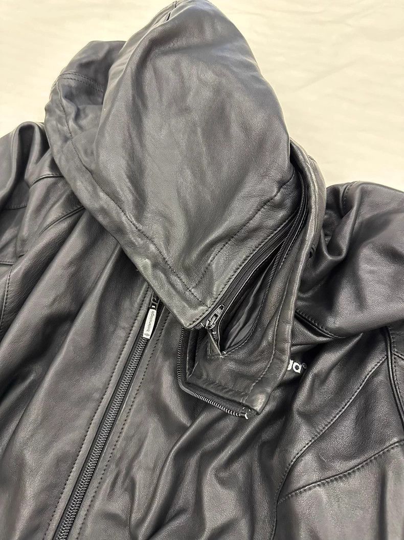 Balenciaga Balenciaga 3B Embroidered Logo Sheepskin Hooded Sports Lea Size US S / EU 44-46 / 1 - 6 Thumbnail