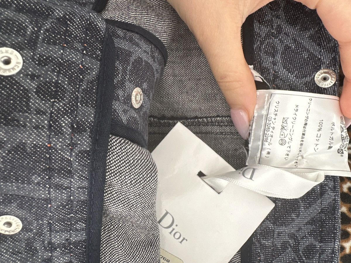 Dior Dior Trotter Denim Flight Mini Skirt Size 36" / US 14 / IT 50 - 11 Thumbnail