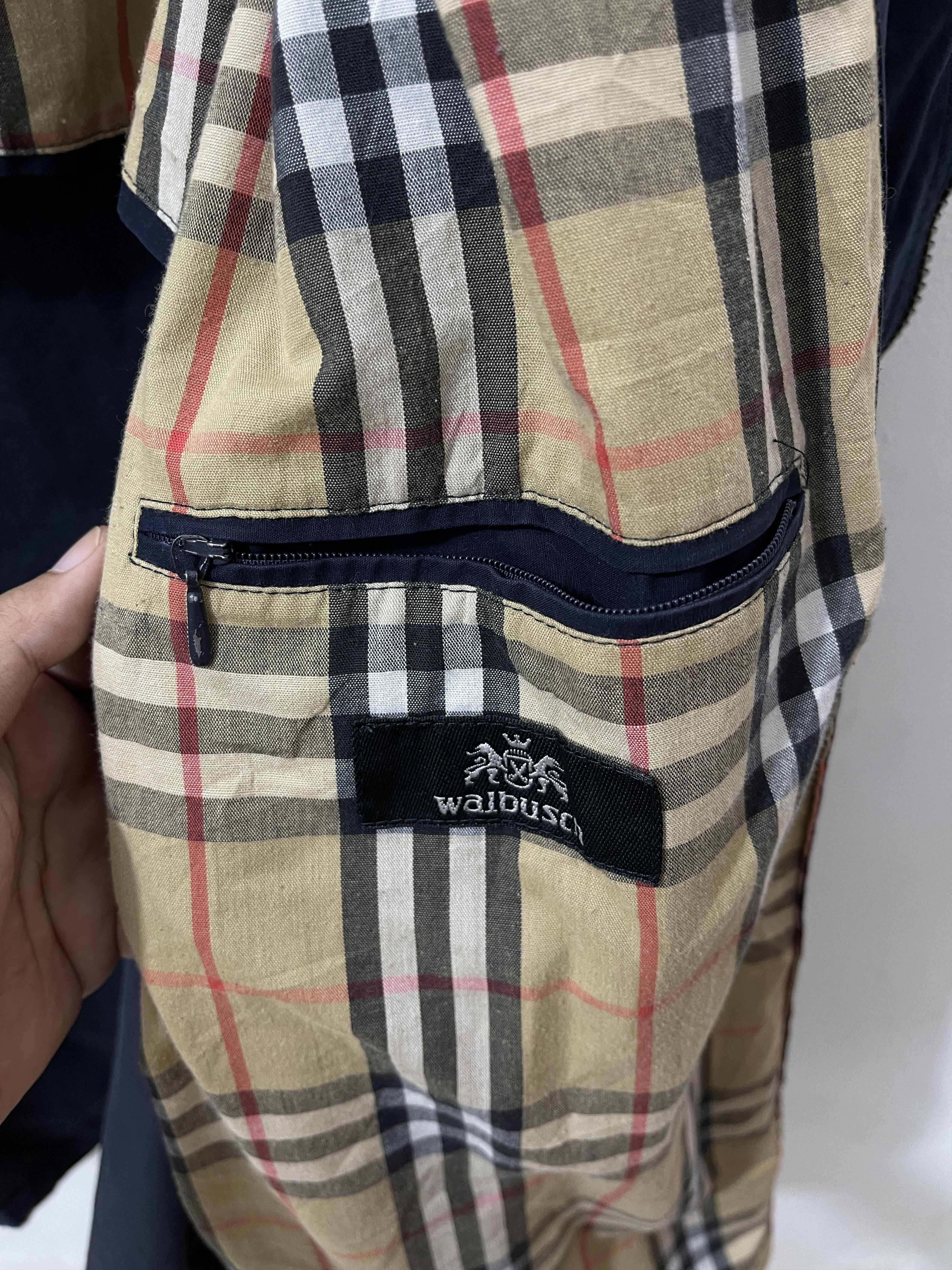 Burberry Vintage Burberry Walbusch Navy Jacket Size US XL / EU 56 / 4 - 8 Thumbnail